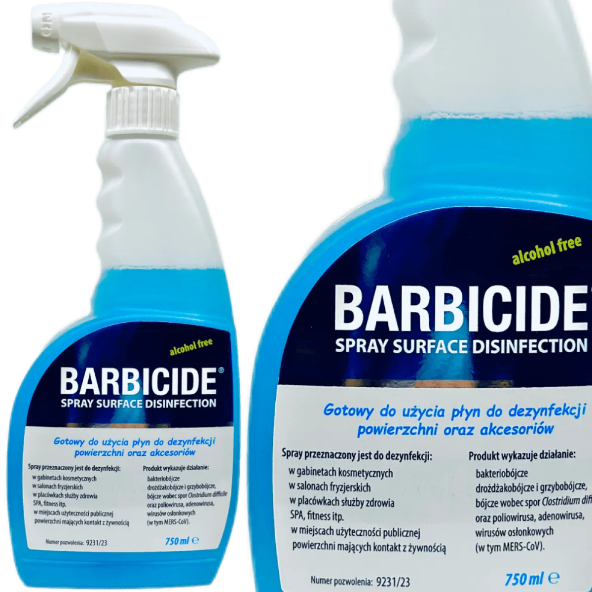 Barbicide - Spray - Spray do czyszczenia narzędzi i powierzchni 750ml
