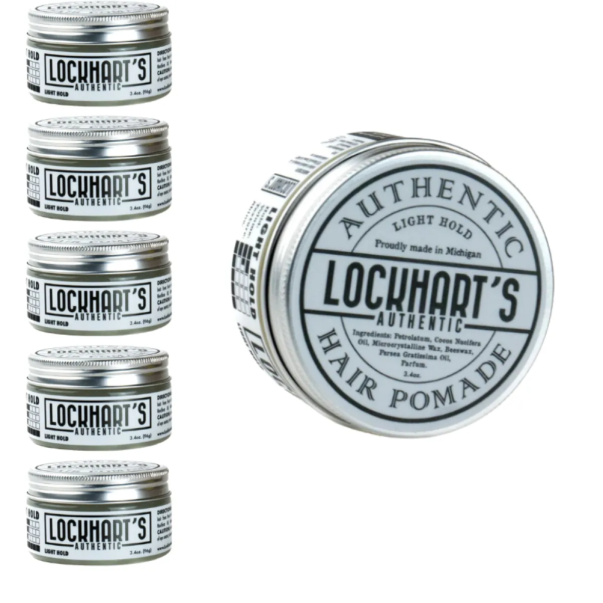 Lockhart's - Light Hold Pomade - Pomada do włosów 6x96g