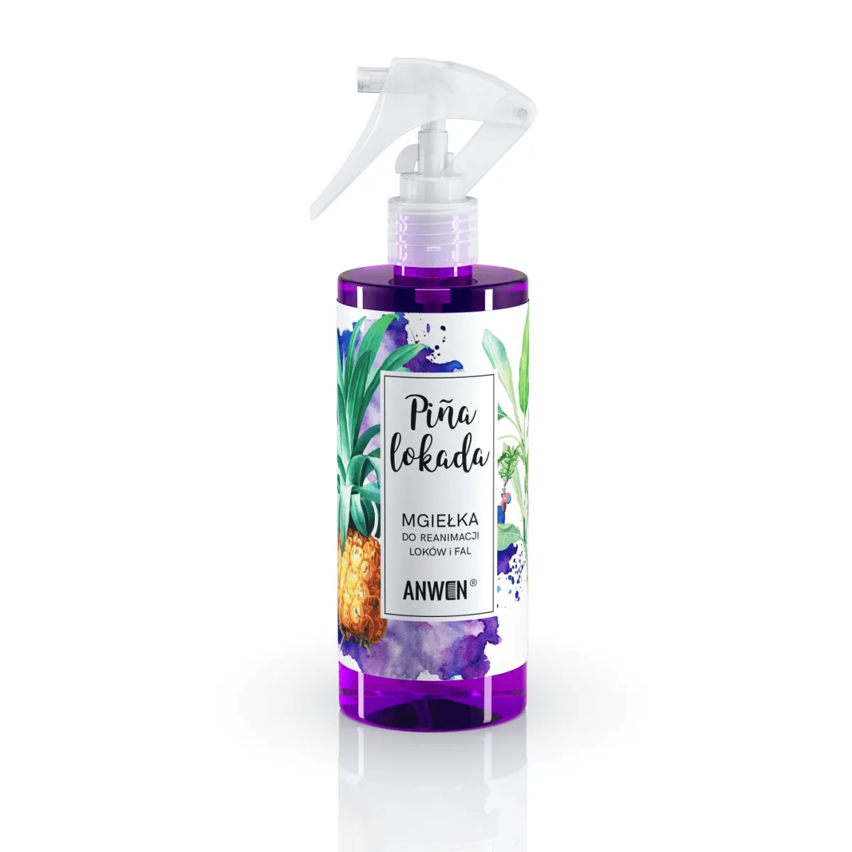 Anwen - Pina Lokada - Mgiełka do włosów do reanimacji loków i fal 300ml