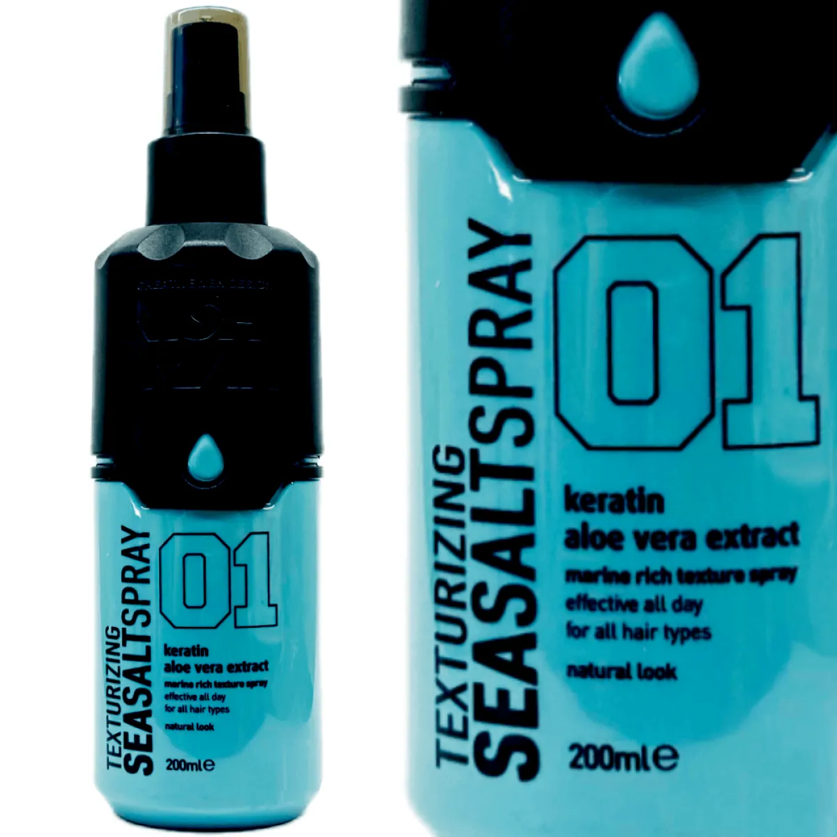 Nishman - Sea Salt Spray 01 - Teksturyzujący tonik do włosów na bazie soli morskiej 200ml