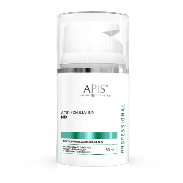 Apis - Mix kwasów 40% do eksfoliacji - Fitowy, pirogronowy, mlekowy i ferulowy 50ml