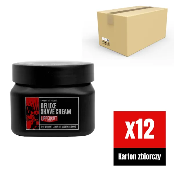 Uppercut Deluxe - Deluxe Shave Cream - Krem do golenia KARTON 12x120g