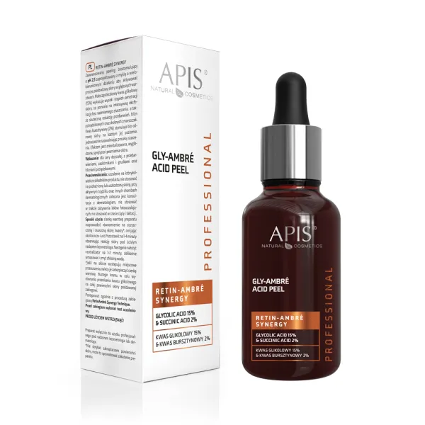 Apis - Retin-Ambre Synergy - Gly-Ambré Acid Peel Kwas glikolowy 15% & Kwas bursztynowy 2% 30ml