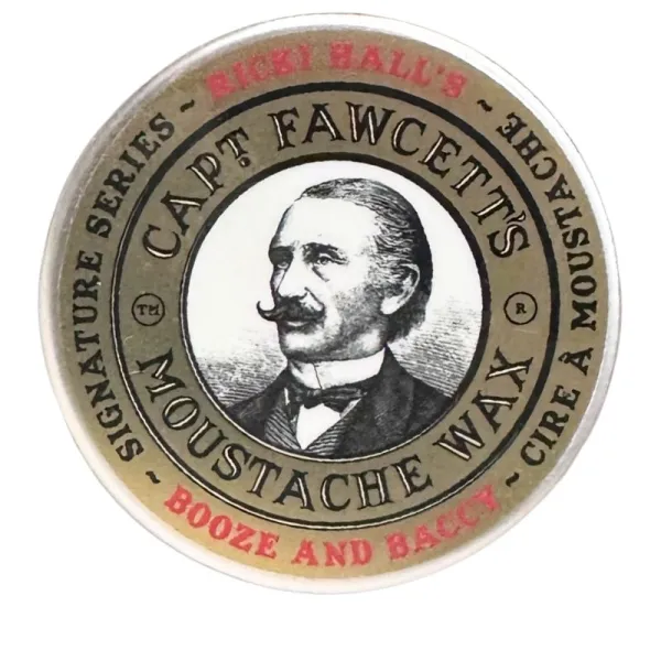 Captain Fawcett - Ricki Hall's Booze&Baccy - Wosk do stylizacji wąsów  15ml