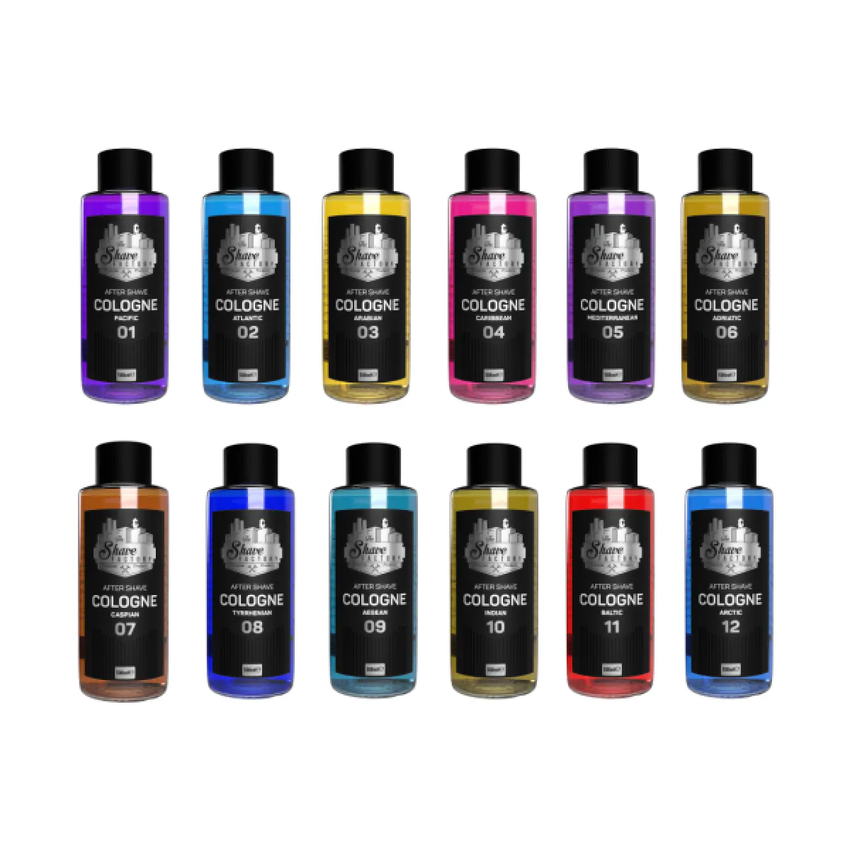 The Shave Factory - Baltic 11 After Shave Cologne - Perfumowana Woda Kolońska w szklanej butelce po goleniu 500ml