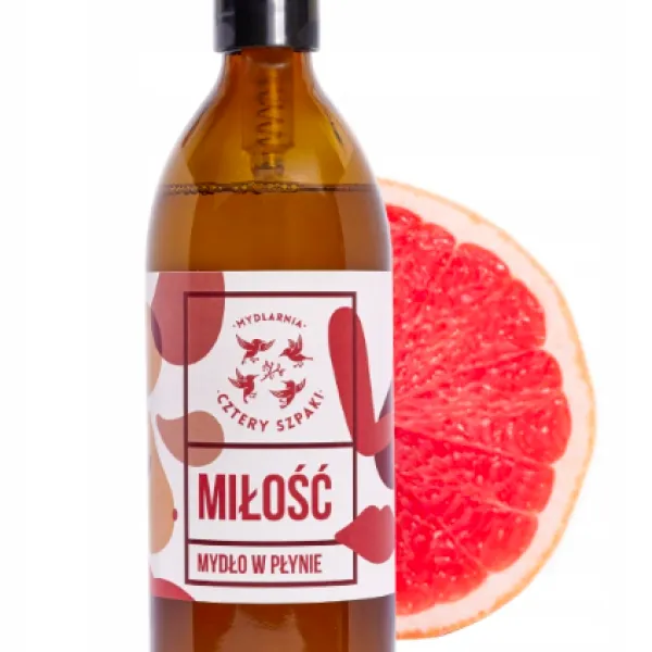 Cztery Szpaki - Miłość - Naturalne mydło w płynie 500ml