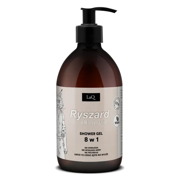 LaQ - Ryszard z Bieszczad - 8w1 Żel pod prysznic beżowy mat 500ml