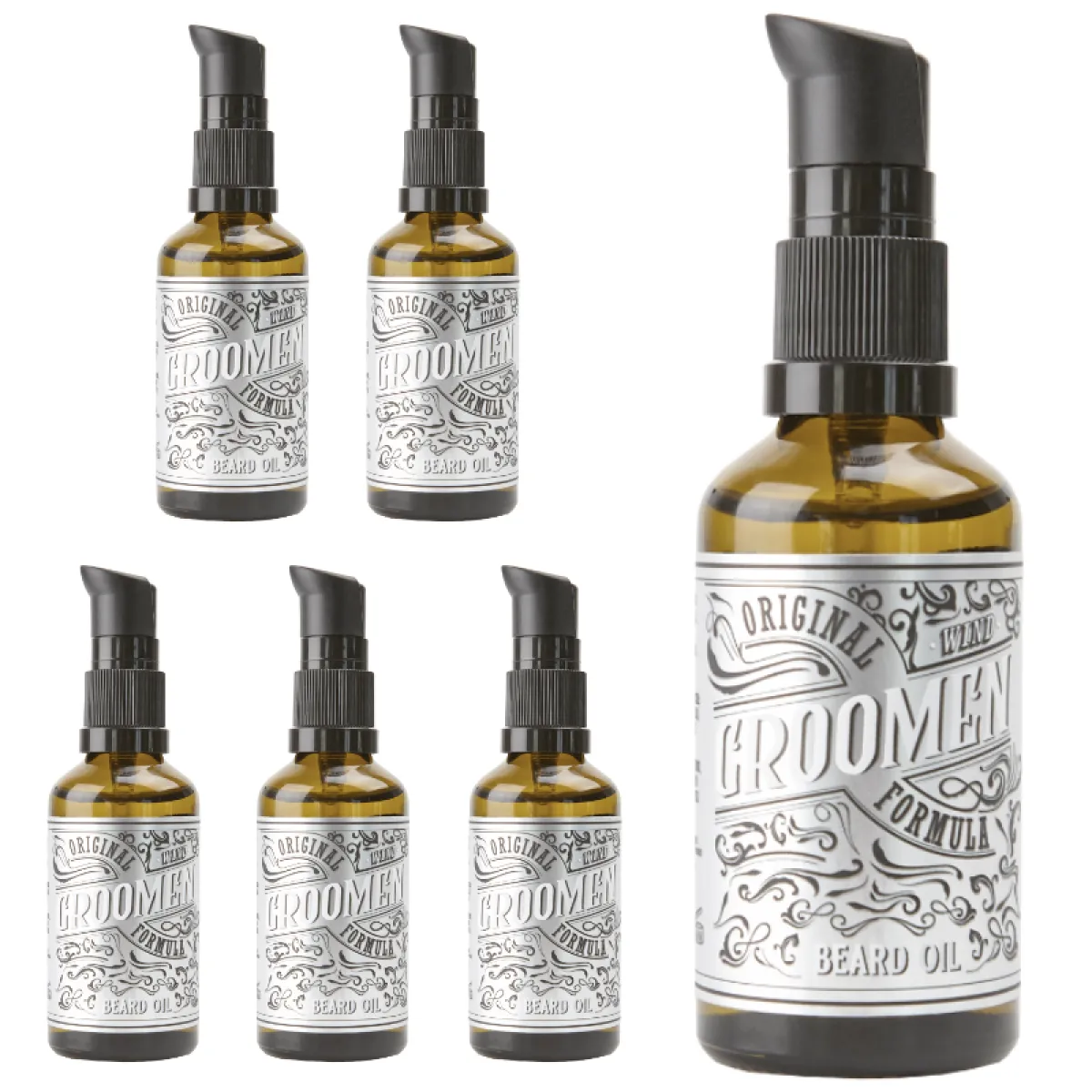 Groomen - Wind - Olejek do brody PAKIET 6x50ml