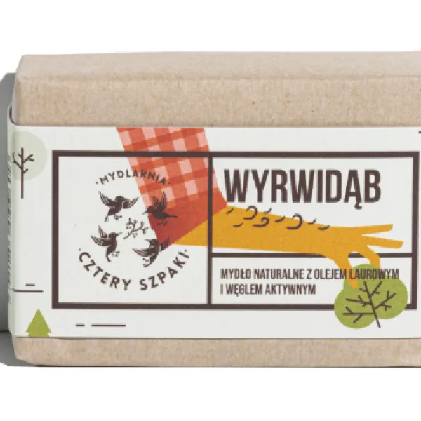 Cztery Szpaki - Wyrwidąb - Naturalne mydło w kostce 110g