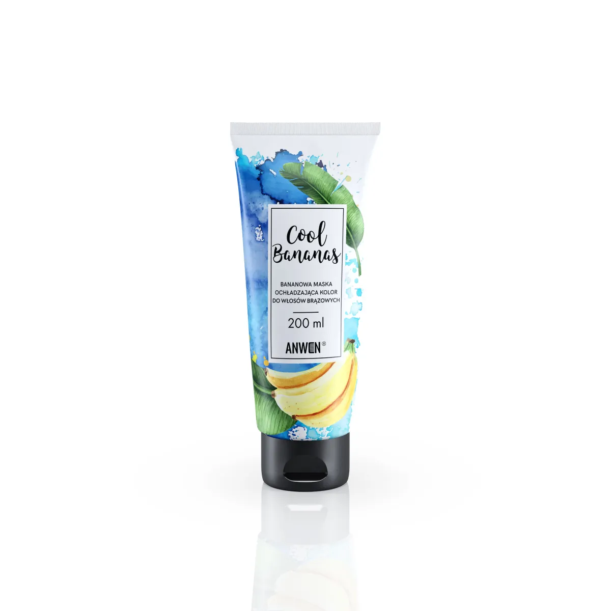 Anwen - Cool Bananas  - Ochładzająca maska do włosów brązowych 200ml