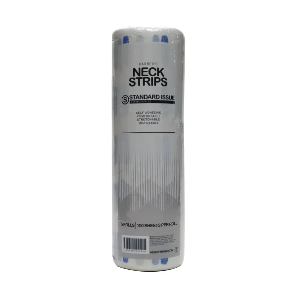 Standard Issue - Barber Neck Strips White - Białe kołnierzyki fryzjerskie 5x100szt.