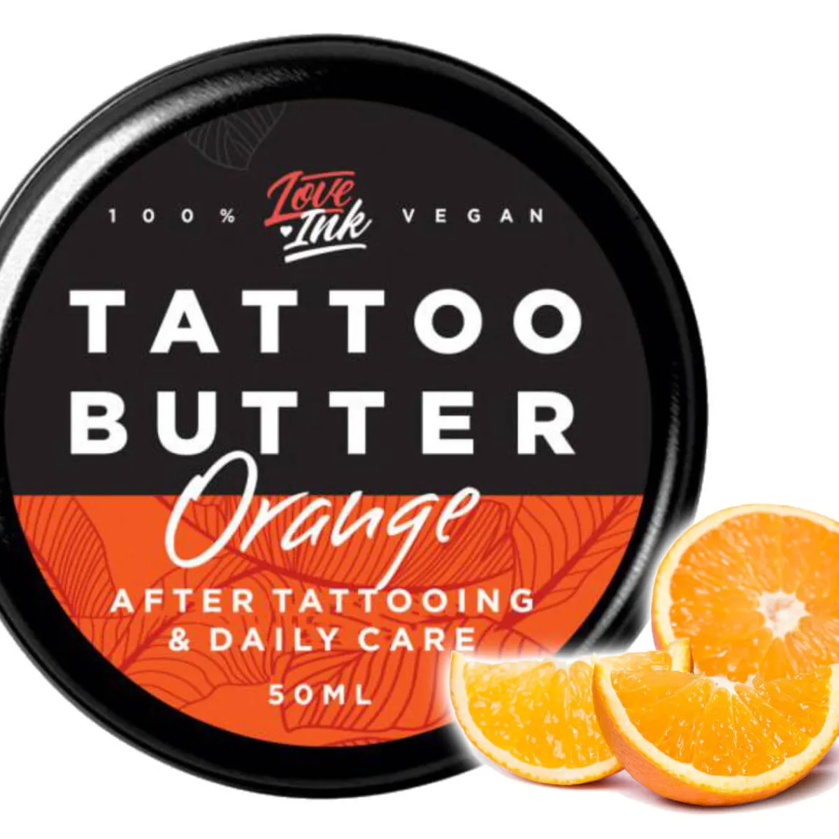 Loveink - Tattoo Butter Orange - Masło do pielęgnacji tatuażu 50ml