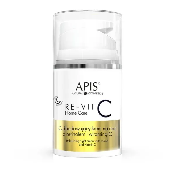 Apis - Re-Vit C Home Care - Odbudowujący krem na noc do twarzy z retinolem i witaminą C 50ml
