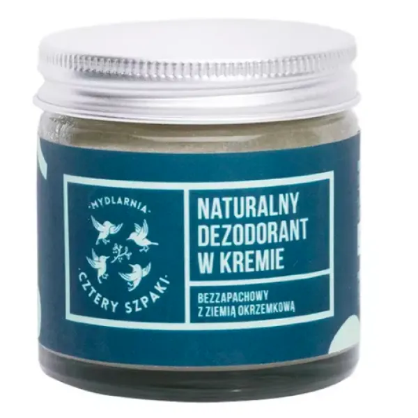Cztery Szpaki - Bezzapachowy - Naturalny dezodorant w kremie 60ml