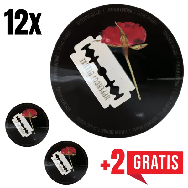 Uppercut Deluxe - Resin & Rose Deluxe Pomade - Pomada do włosów 100g ZESTAW 12+2