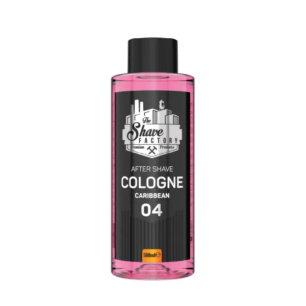 The Shave Factory - Caribbean 04 After Shave Cologne - Perfumowana Woda Kolońska po Goleniu 500ml
