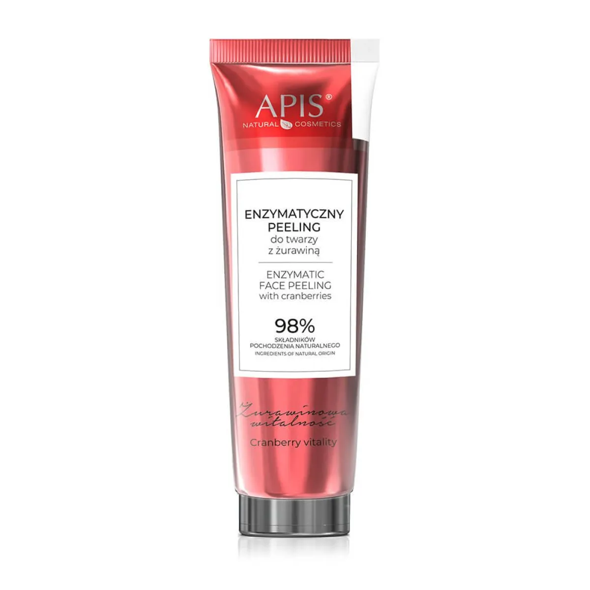 Apis - Żurawinowa Witalność - Enzymatyczny peeling do twarzy z żurawiną 100ml