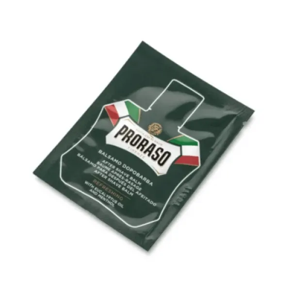 Proraso - Refreshing, linia Zielona - Balsam po goleniu, do skóry normalnej, uniwersalny 3ml