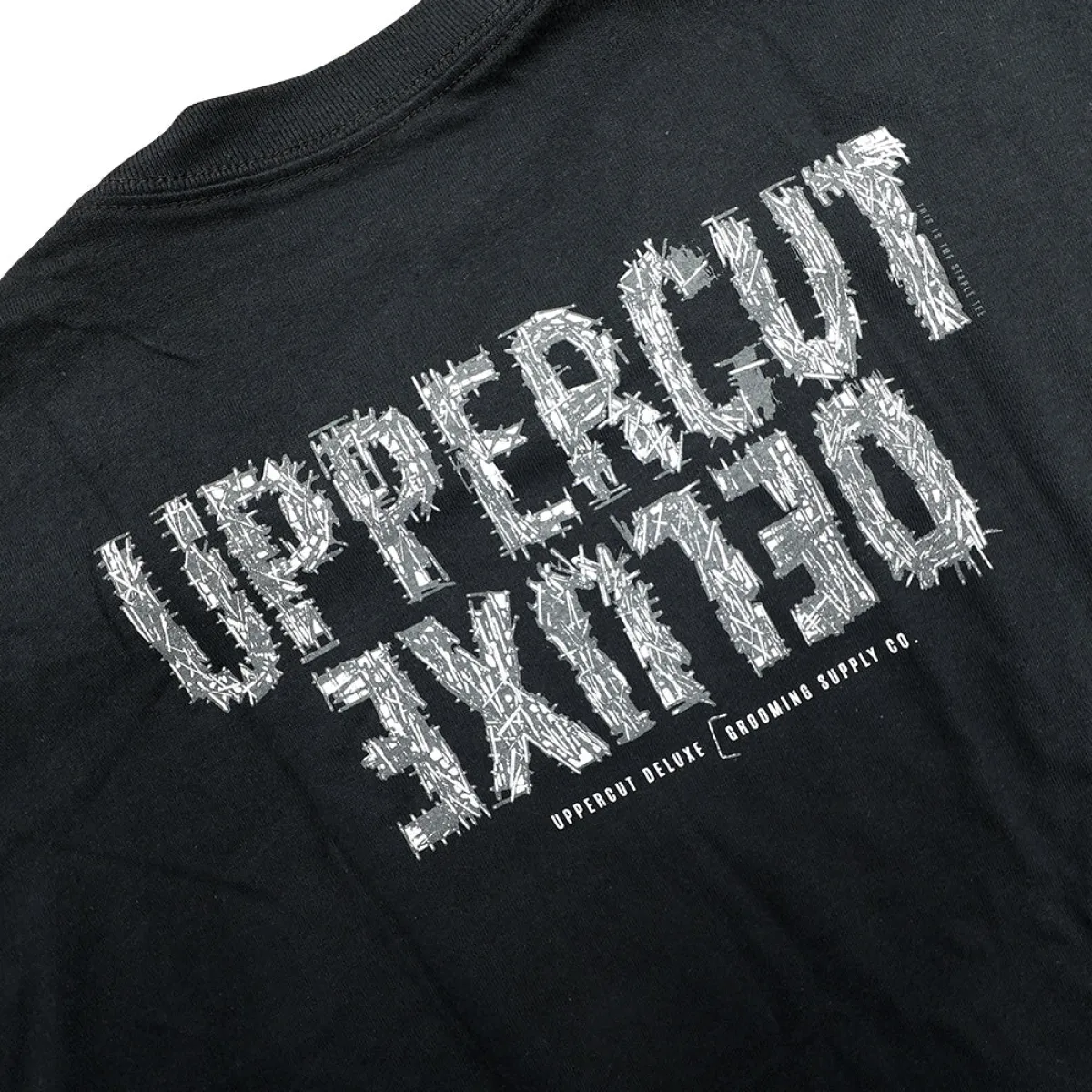 Uppercut Deluxe - T-Shirt Black - Czarna koszulka w rozmiarze L