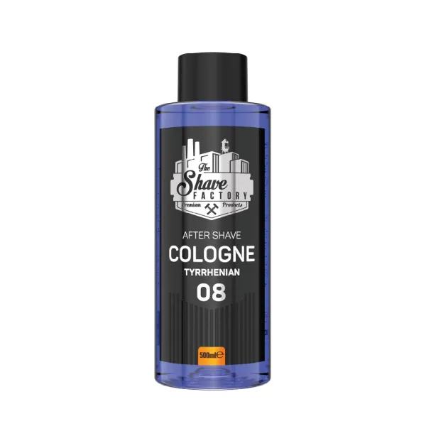 The Shave Factory - Tyrrhenian 08 After Shave Cologne - Perfumowana Woda Kolońska po Goleniu 500ml