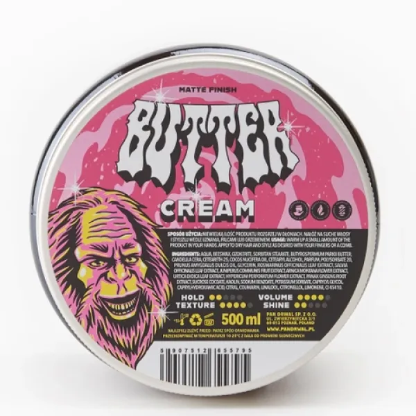 Pan Drwal - Butter Cream - Matowa pasta do włosów 500ml