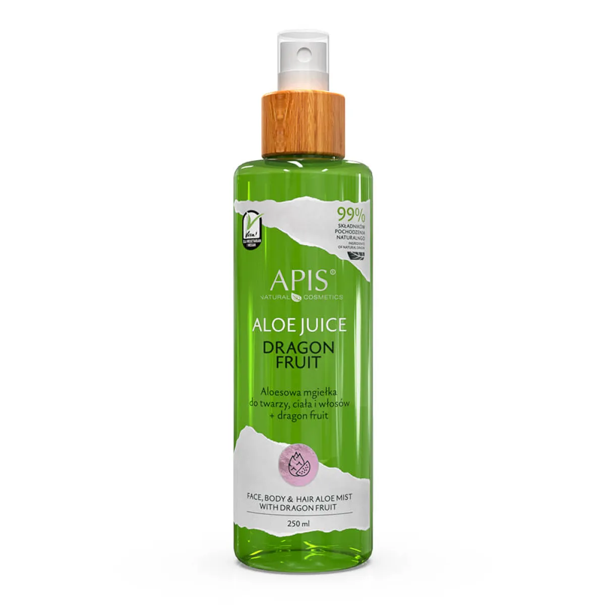 Apis - Aloe Vera - Aloesowa mgiełka do twarzy, ciała i włosów + dragon fruit 150ml
