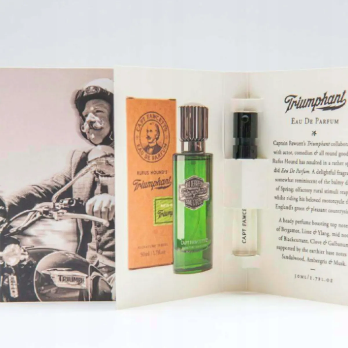 Captain Fawcett - Triumphant Eau De Parfum - Perfumy męskie, próbka 2ml