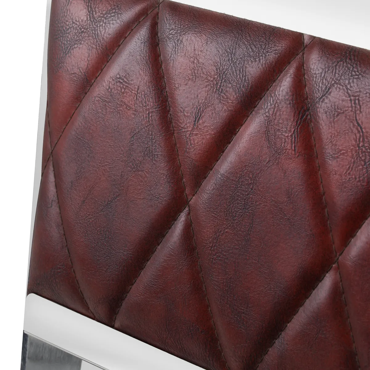 Fotel barberski Hair System BM88066 bordowy