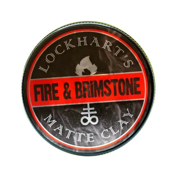 Lockhart's - Fire & Brimstone - Matte Clay -  Glinka do włosów 105g