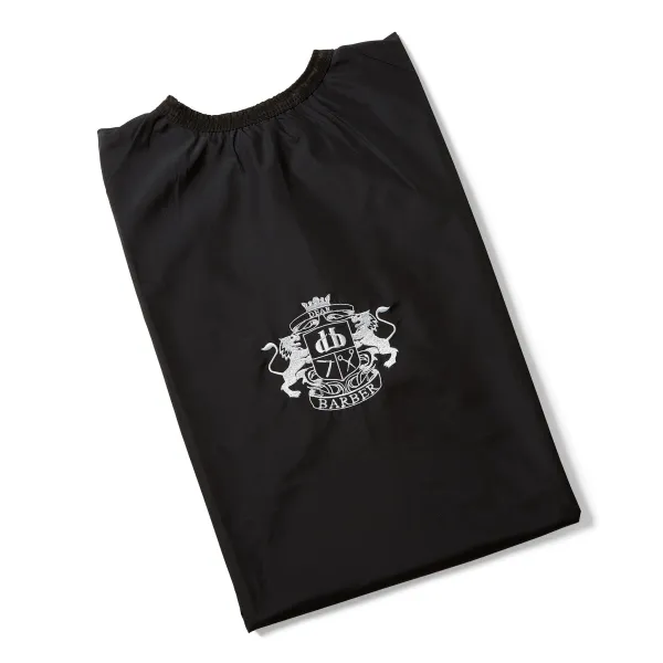 Dear Barber - The Original Barber Cape - Czarna peleryna fryzjerska XL 160x136cm