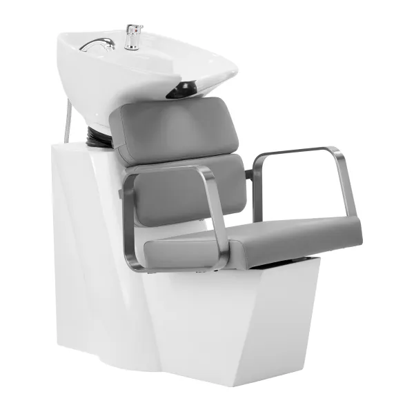 Myjnia fryzjerska Gabbiano Porto szaro-srebrna