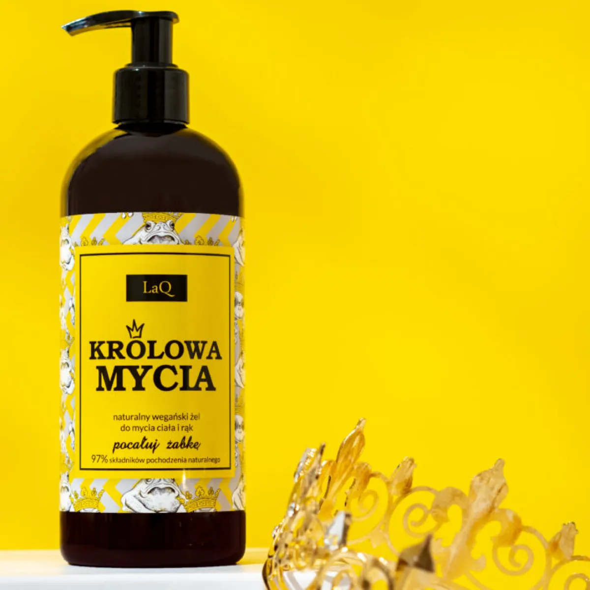 LaQ - KRÓLOWA MYCIA  - żel do mycia szampon 400ml