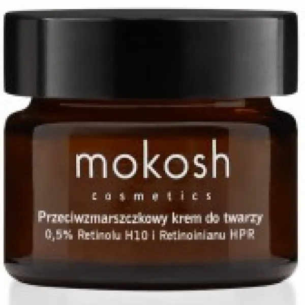 Mokosh - przeciwzmarszczkowy krem do twarzy 0,5% Retinolu H10 i Retinoinianu HPR 15ml