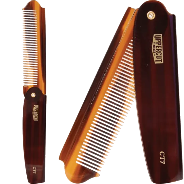 Uppercut Deluxe - Flip Comb CT7 - Składany grzebień do stylizacji włosów