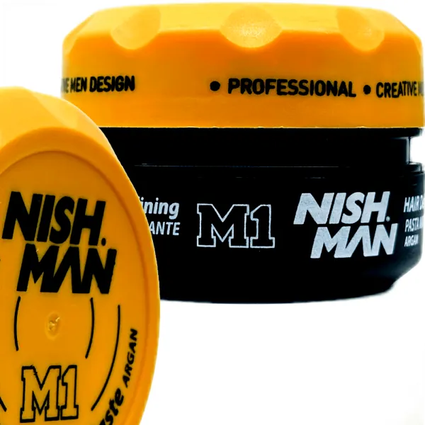 Nishman - M1 Matte Defining Argan Paste - Pomada do włosów 100ml
