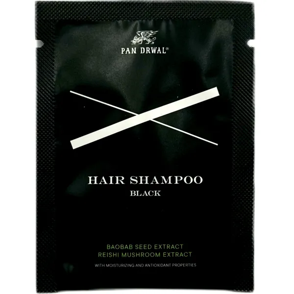 Pan Drwal - Black Hair Shampoo - Szampon do włosów, próbka 5ml