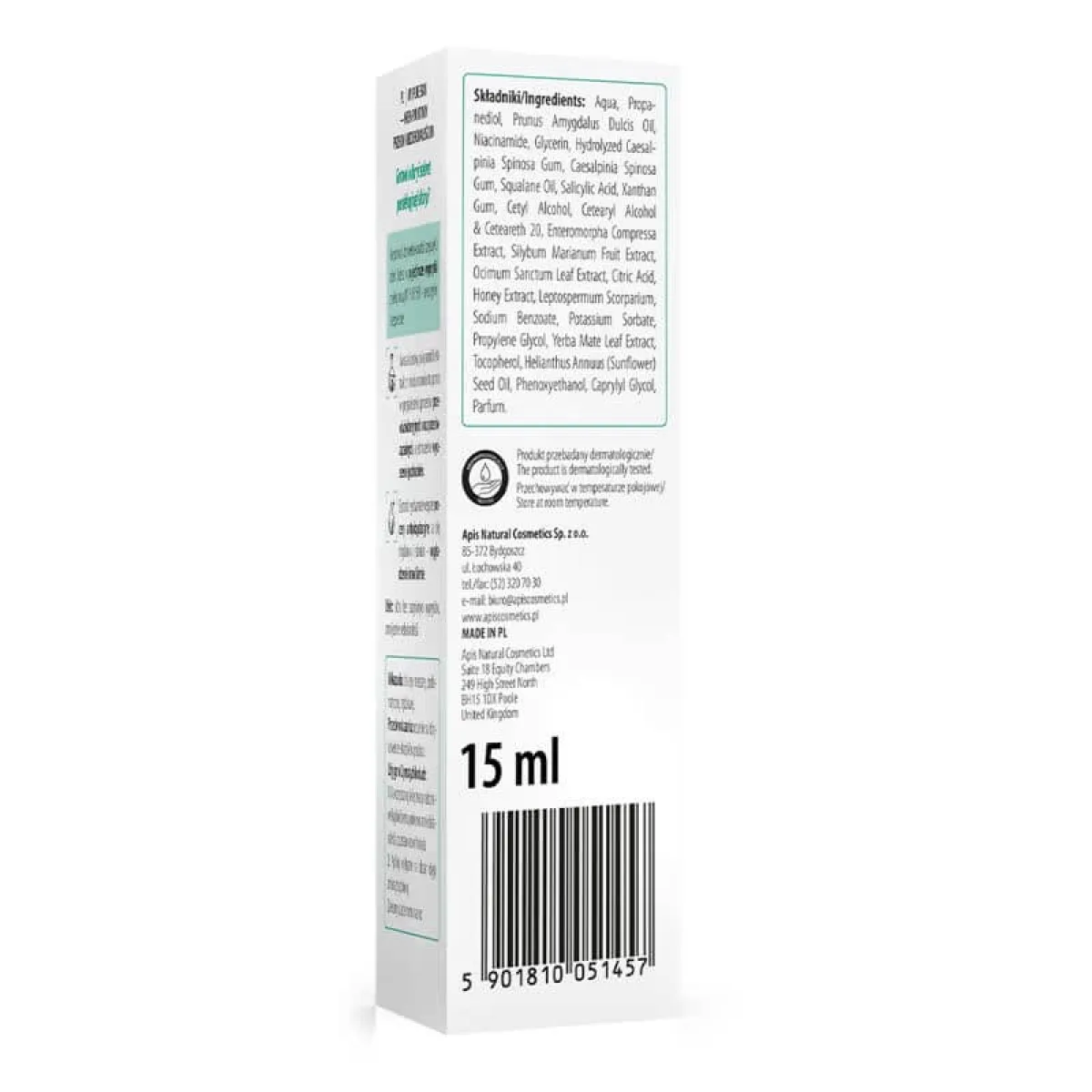 Apis - My Pure Skin - Krem punktowy przeciw niedoskonałościom 15ml