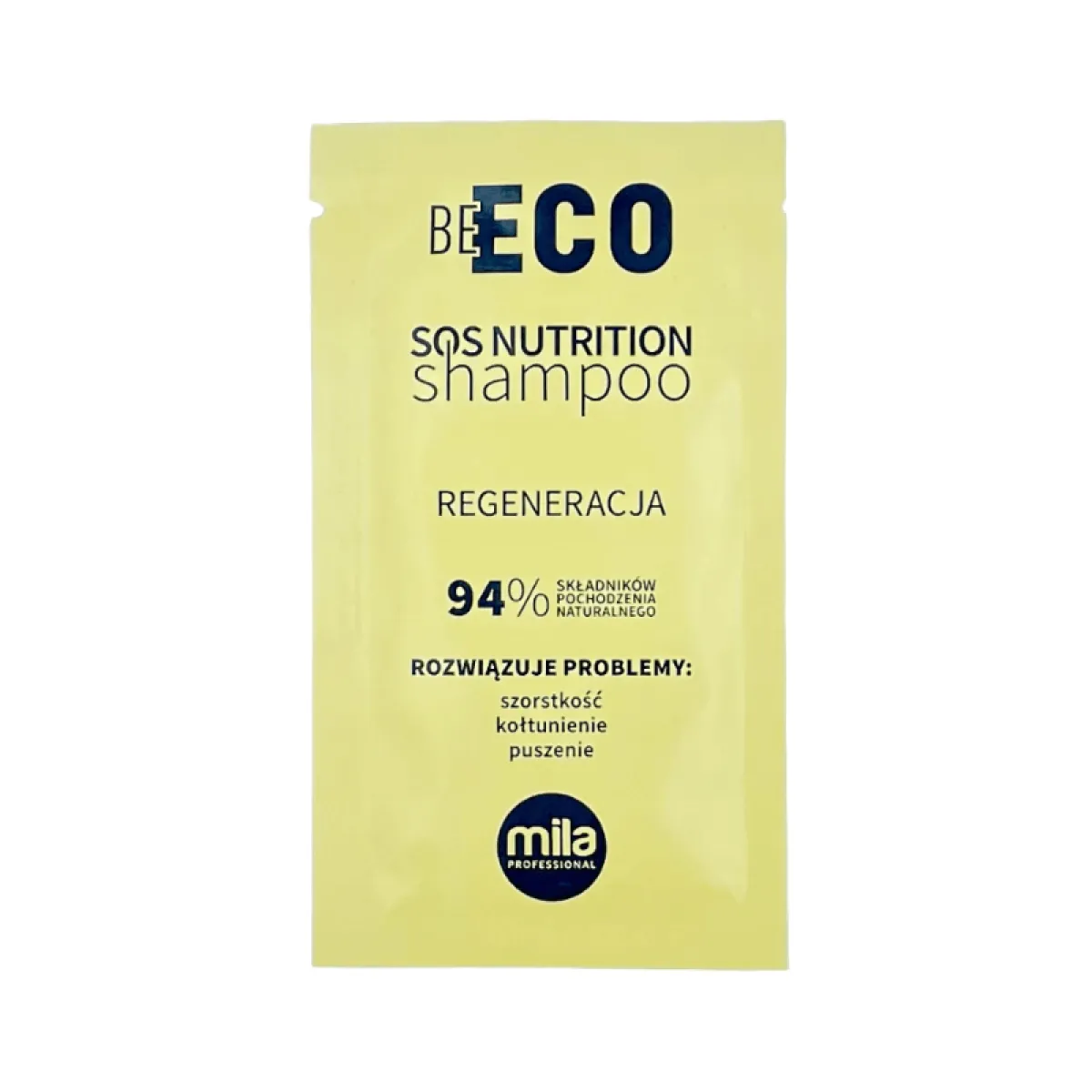 Mila - Be Eco SOS Nutrition - Szampon do Wosów Zniszczonych Saszetka 10ml