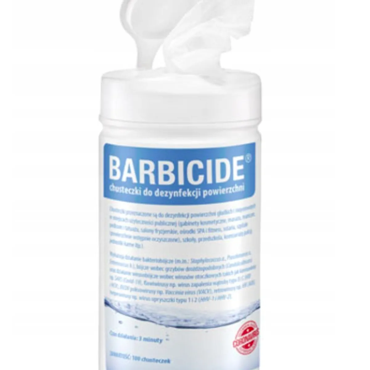 Barbicide - Wipes - Chusteczki do dezynfekcji 100szt.