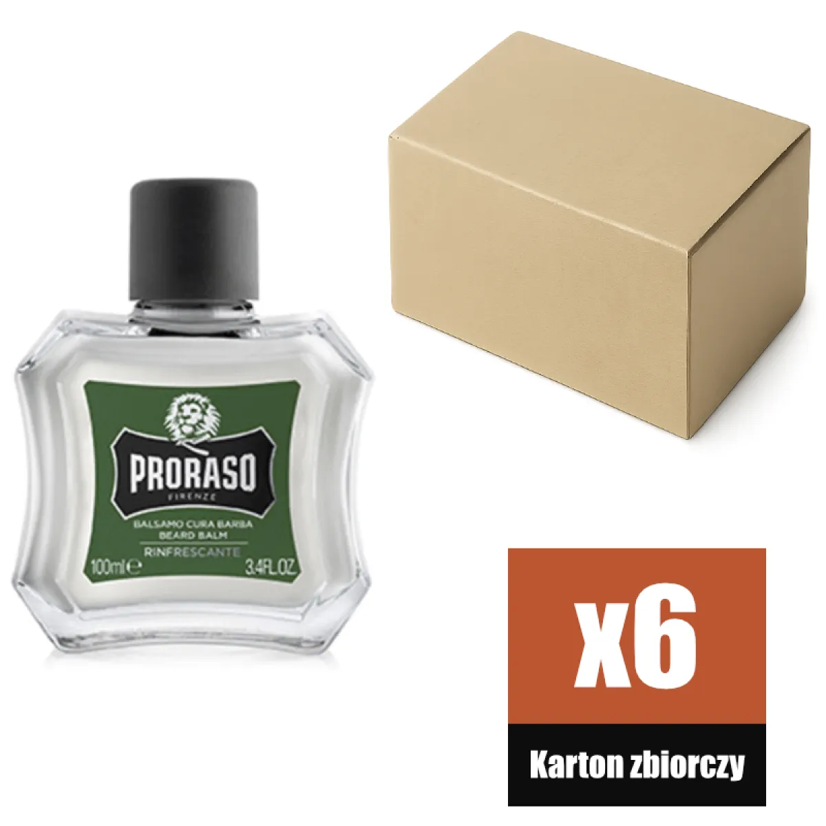 Proraso - Refreshing - Balsam do brody KARTON 6x100ml