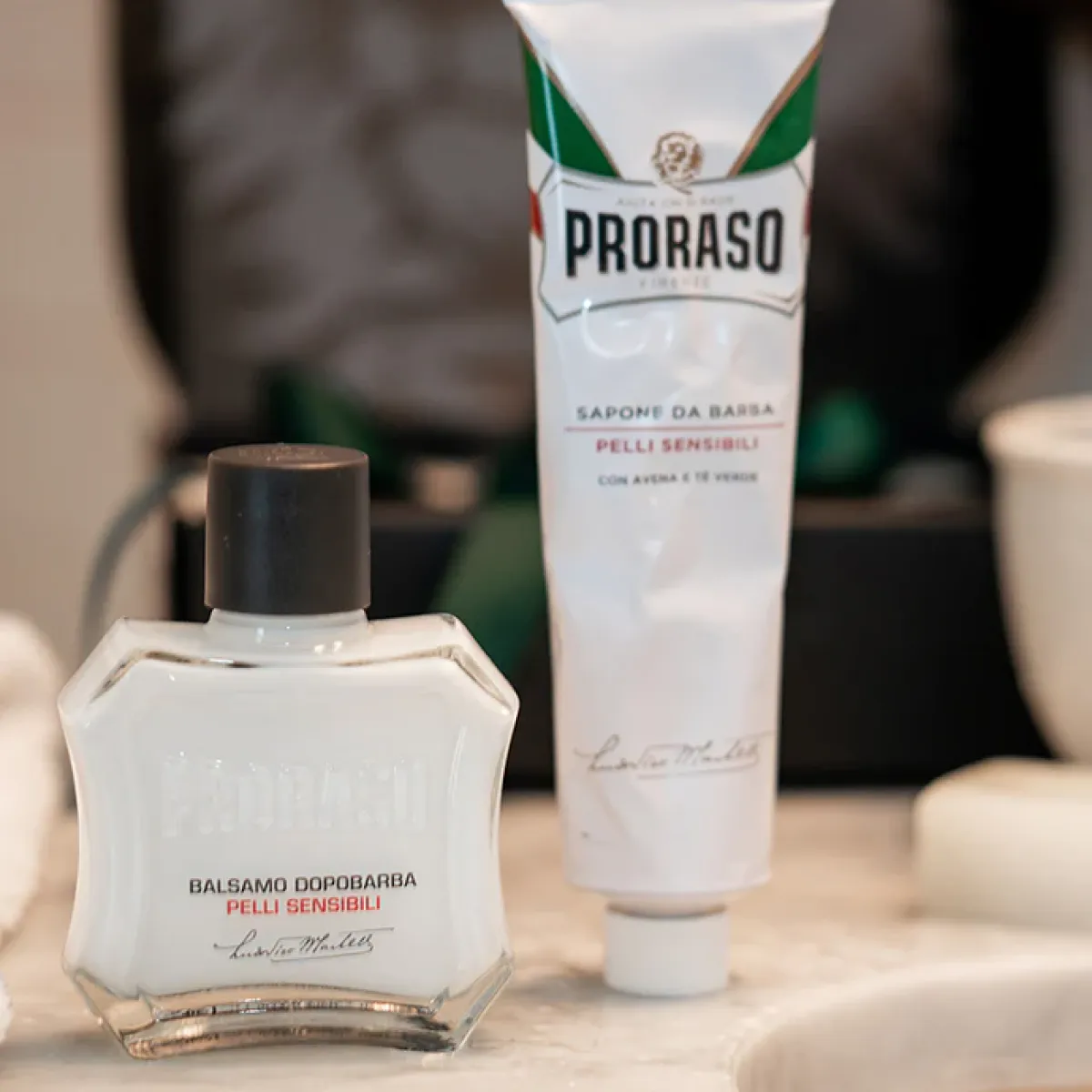 Proraso - Sensitive, linia Biała - Krem do golenia w tubie 150ml