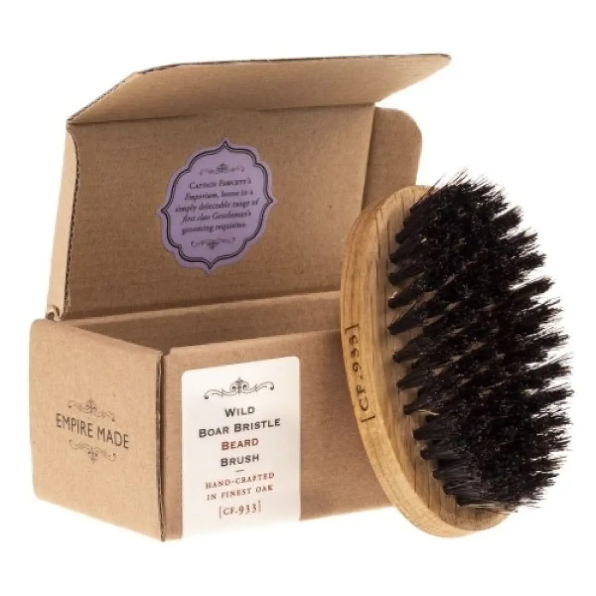 Captain Fawcett - Wild Boar Bristle CF.933 - Szczotka, kartacz do brody z włosiem z dzika