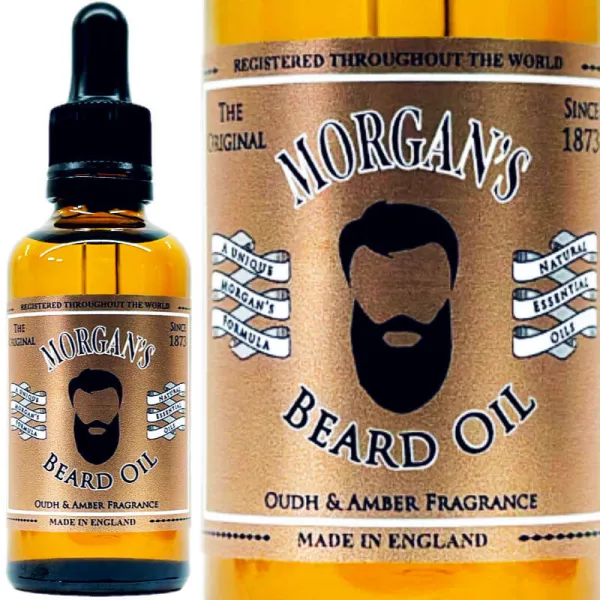 Morgan's - Oudh & Amber Beard Oil - Olejek do brody 50ml