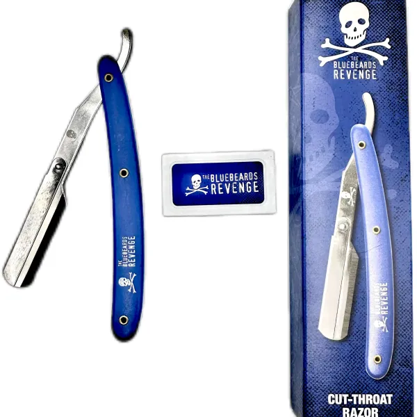 The Bluebeards Revenge - Cut Throat Razor Shavette - Szawetka do golenia + Żyletki 10 szt