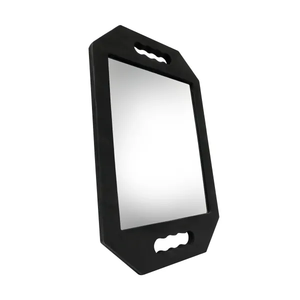 Standard Issue - Handheld Foam Mirror - Lusterko fryzjerskie w czarnej piankowej oprawie