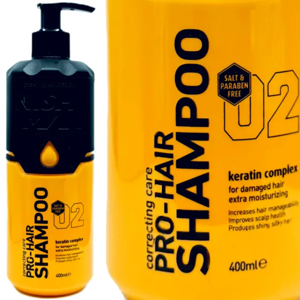 Nishman - 02 Pro-Hair Shampoo - Szampon do włosów 400ml