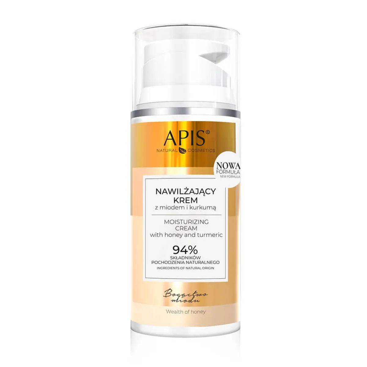 Apis - Bogactwo Miodu - Nawilżający krem do twarzy z miodem i kurkumą 100ml