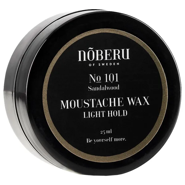 Noberu - Moustache Wax - Light Hold - Sandalwood - Wosk do wąsów 25ml