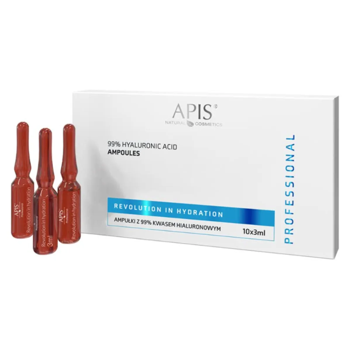 Apis - Ampułki z kwasem hialuronowym 4D 99% 10x3ml