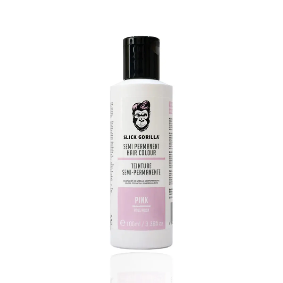 Slick Gorilla - Semi Permanent Hair Colour, Pink - Męska farba w różowym kolorze do włosów rozjaśnianych 100ml